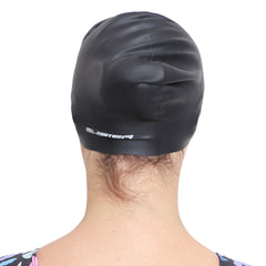 Women Extra Large Swim Cap for Long Hair | Premium Soft Silicone | Waterproof & Comfortable Fit