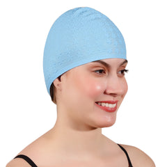 Bubble Swimming Cap for Long Hair Men Women | Extra Stretch Premium Silicone Swim Cap | Comfortable Fit for Pool & Training