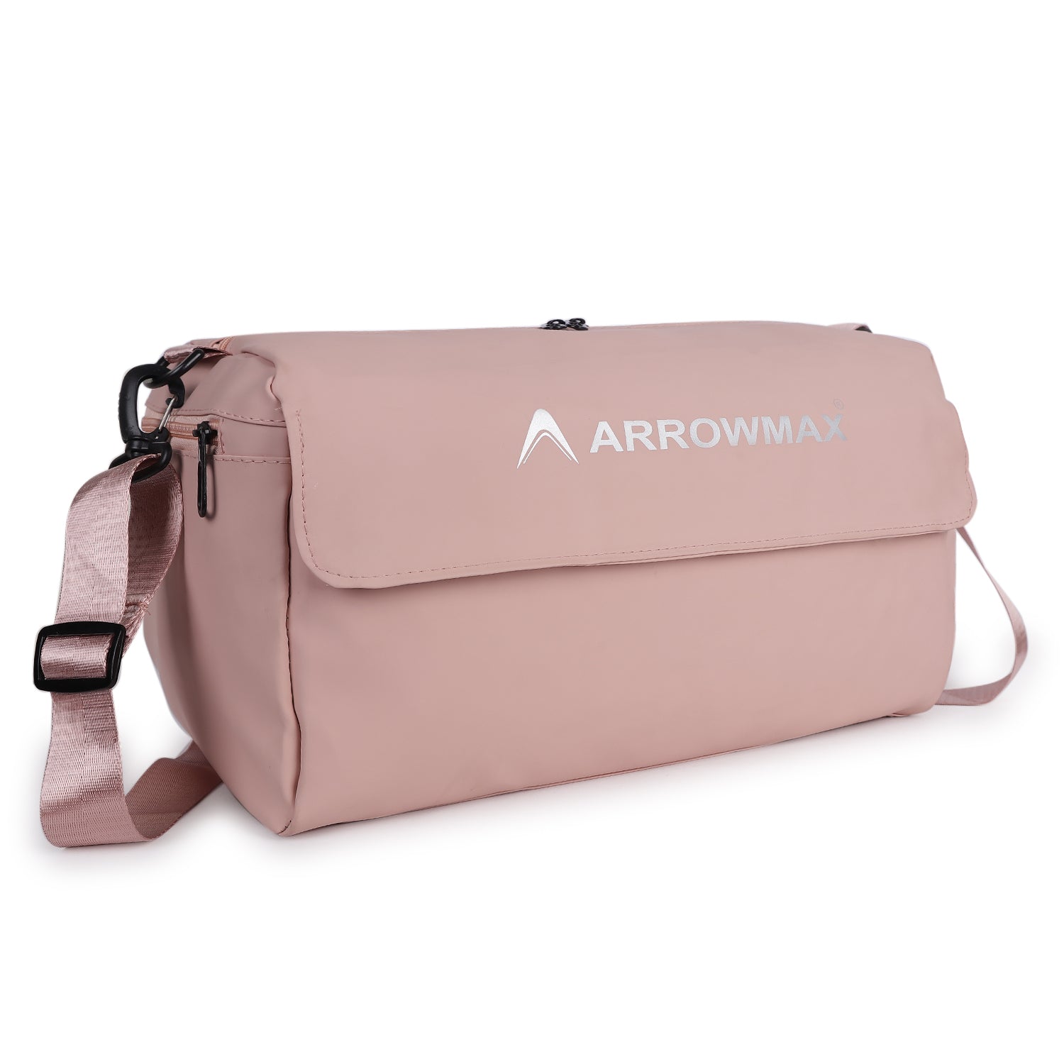 waterproof sports bag for women with separate shoe area pink