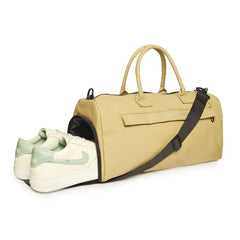 gym bag duffle shoe compartment men women sports