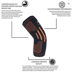 Elbow Support India – Compression Elbow Brace & Sleeve for Gym & Pain Relief