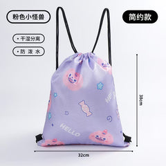 ARROWMAX Kids Waterproof Swim Bag | Drawstring Swimming Backpack for Boys & Girls | Lightweight Pool, Beach, School & Sports Bag