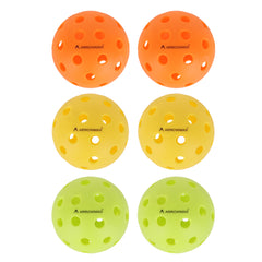 Arrowmax Pickleball Outdoor 40 Holes-Neone Multicoloured Pack of 6