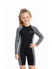 Kids’ Full-Sleeve Multi-Sport Suit | Quick-Dry, Chlorine-Resistant Activewear