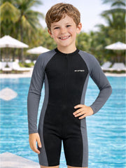 Kids’ Full-Sleeve Multi-Sport Suit | Quick-Dry, Chlorine-Resistant Activewear