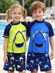Kids' 2-Piece Swim Set – Stretchable, Quick-Dry & UV Protective