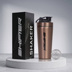 leakproof stainless steel shaker bottle gym bag safe protein mixer