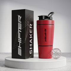 gym steel shaker protein sipper metal