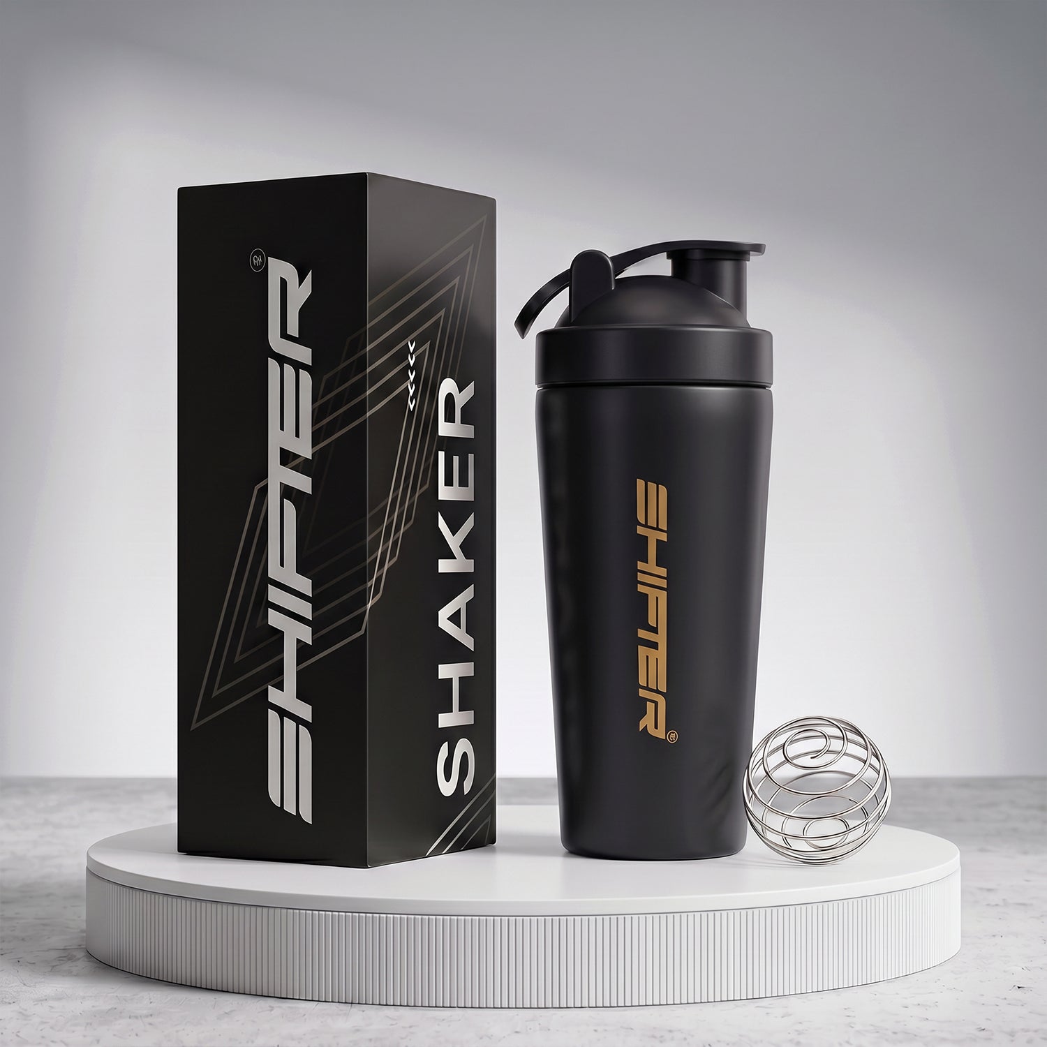 durable stainless steel gym shaker bottle rust resistant design