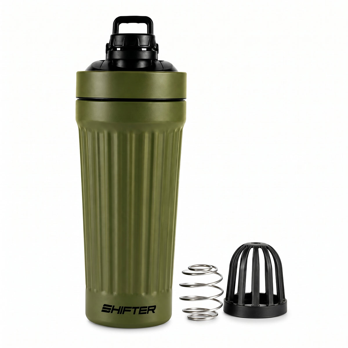 750ml stainless steel shaker bottle for gym workouts and daily hydration