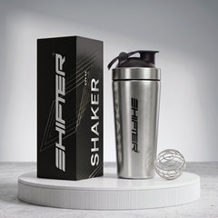 Stainless steel gym shaker bottle 700ml leakproof protein mixer India