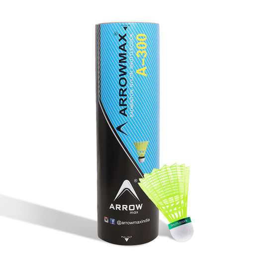 Badminton Nylon Shuttlecock A-300 (Pack of 6)