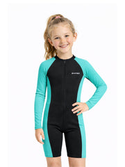 Kids’ Full-Sleeve Multi-Sport Suit | Quick-Dry, Chlorine-Resistant Activewear