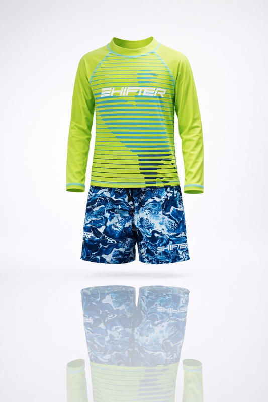 Kids 2 Piece Unisex Swimwear Set for Boys & Girls | Quick Dry Beach & Pool Swimsuit (2–12 Years)