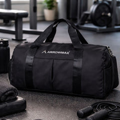 Unisex Gym Duffle Travel Bag with Shoe & Waterproof Compartment