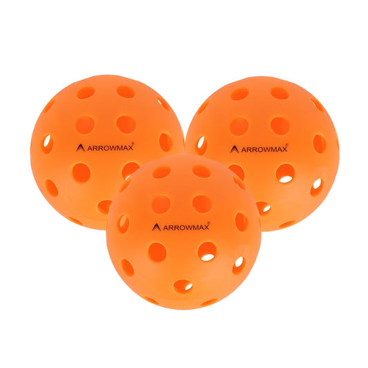 Pickleball Balls Outdoor 40 Holes - Pack of 3