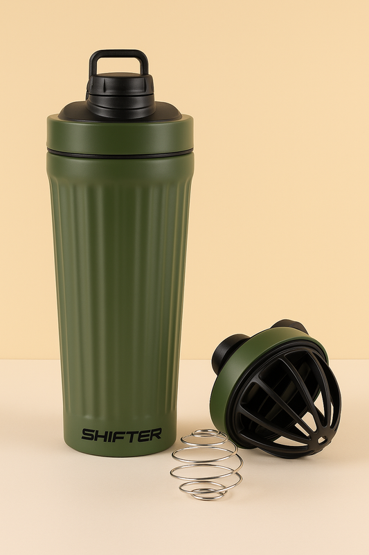 steel shaker protein sipper metal bottle gym