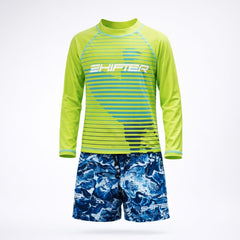 Kids 2 Piece Unisex Swimwear Set for Boys & Girls | Quick Dry Beach & Pool Swimsuit (2–12 Years)