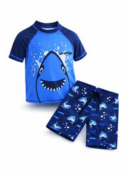 Kids' 2-Piece Swim Set – Stretchable, Quick-Dry & UV Protective