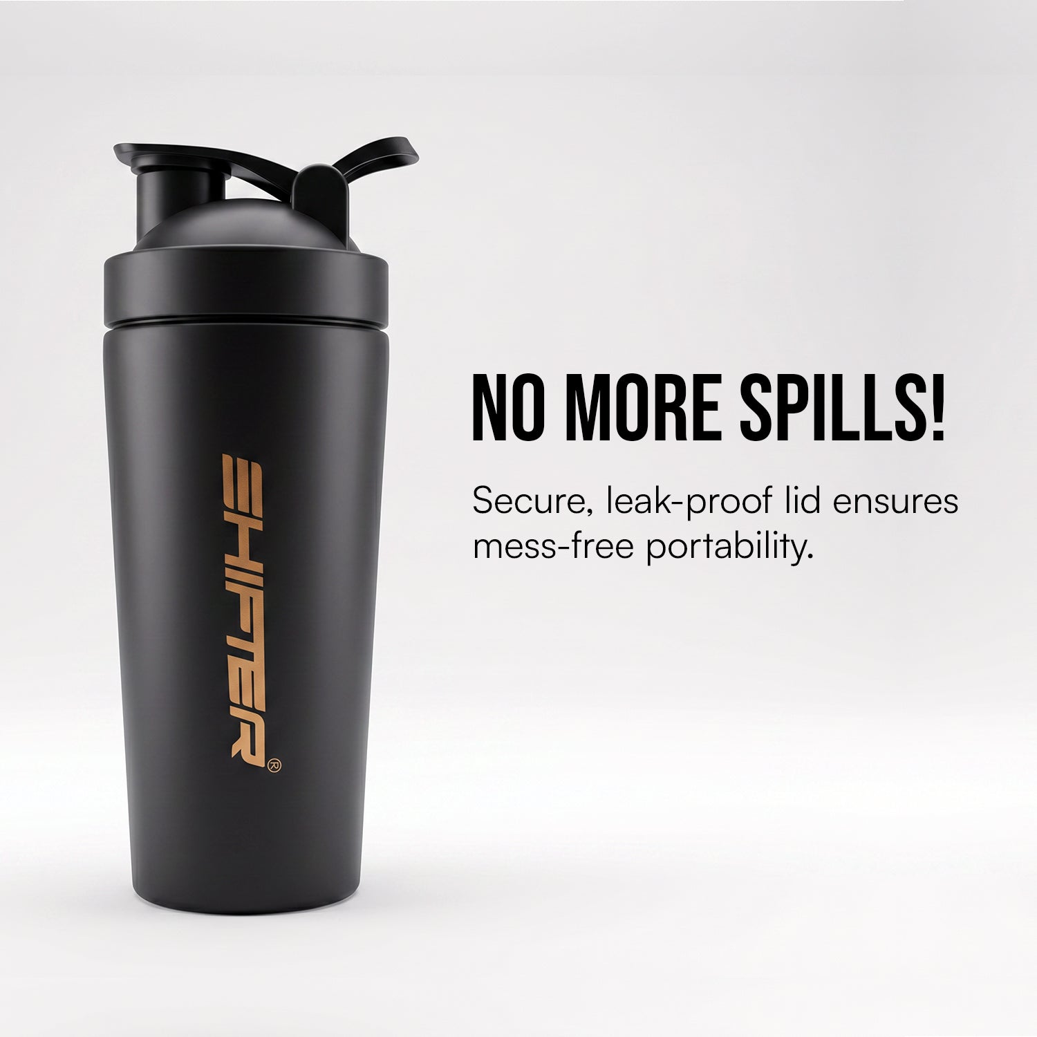 steel shaker black shaker gym protein sipper bottle