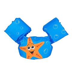 Printed Cool Beach/Pool Party Float Arm Bands Swimming Trainer Vest Life Jacket Safety Gear for Baby Boys and Girls from 2 to 6 Years 22 to 55 lbs