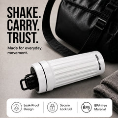 Shifter Stainless Steel Protein Shaker Bottle – Leakproof Gym Shaker for Protein, Fitness & Daily Hydration