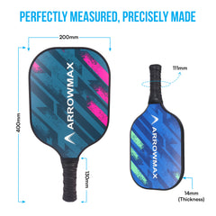 Arrowmax Fiberglass Pickleball Paddle - Sprint