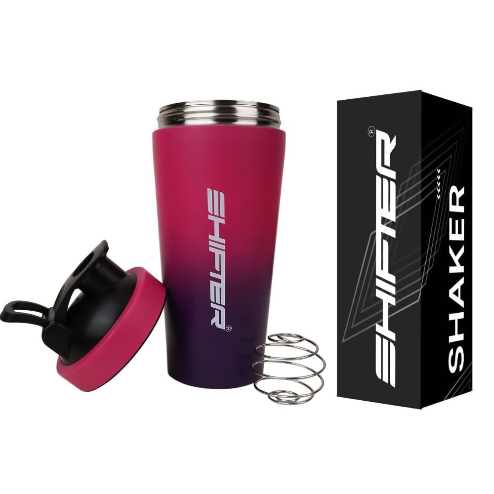 Premium Stainless Steel Gym Shaker Bottle | Leakproof Protein Shaker for Men & Women