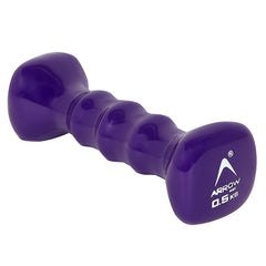 ARROWMAX Vinyl Dumbbell for Gym Workout Pack of 2 (0.5KG-4KG)