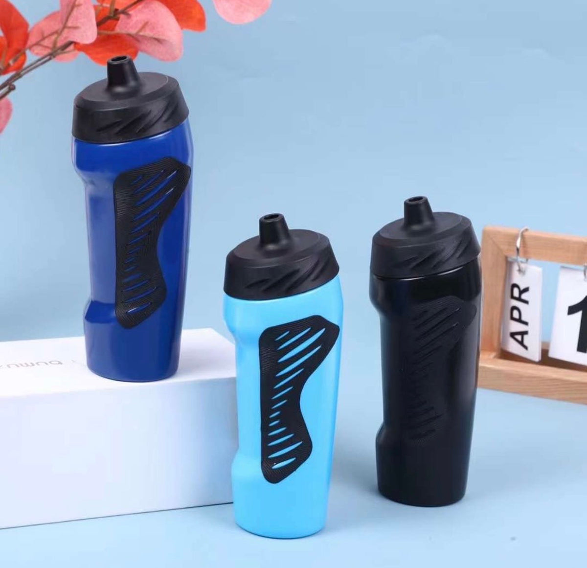 Sports Sipper Bottle For Running Football Basketball Cycling Etc-Color May Vary