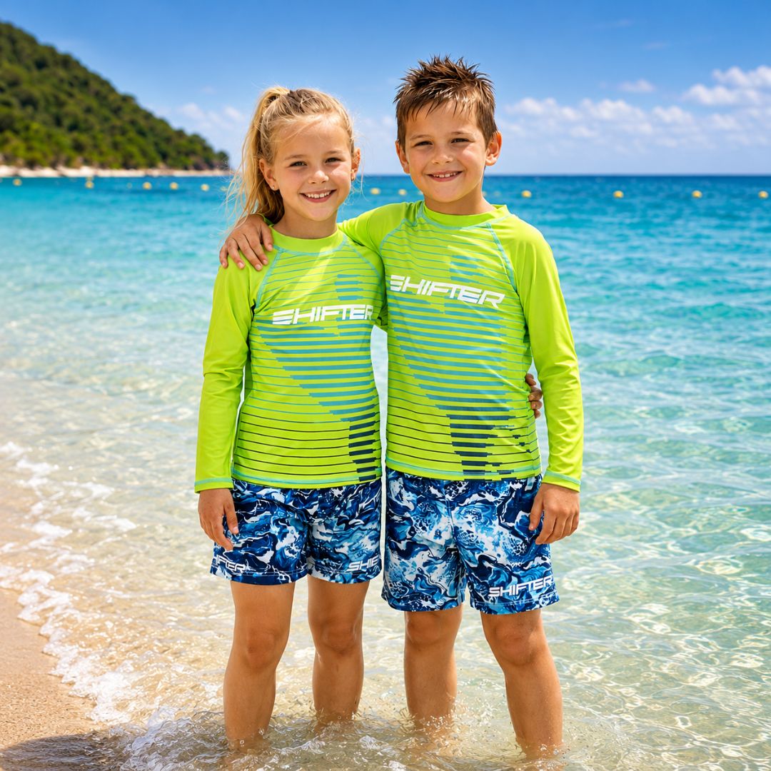 Kids 2 Piece Unisex Swimwear Set for Boys & Girls | Quick Dry Beach & Pool Swimsuit (2–12 Years)