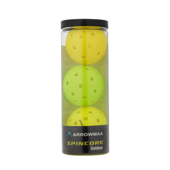 Competition-Grade Pickleball Ball –40 Holes Outdoor, Durable & High-Visibility-Pack of 3