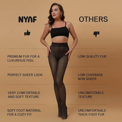 women fur fleece winter leggings India