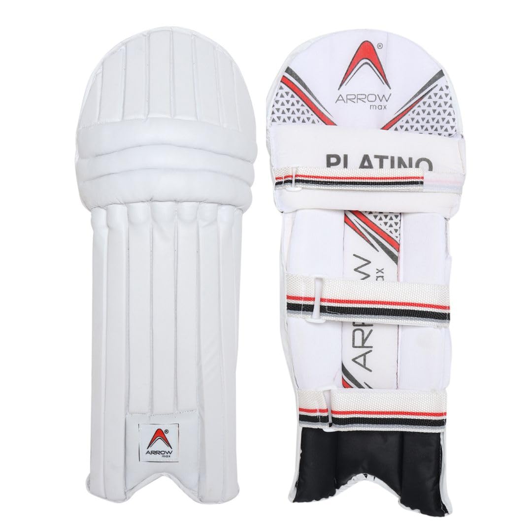 Arrowmax Platino Batting Pads for Cricket (Full Size)