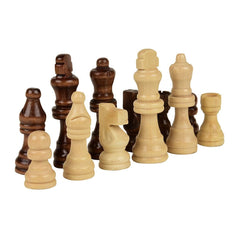 Arrowmax Wooden Chess Pieces for Playing (2.2-3.5 Inch)