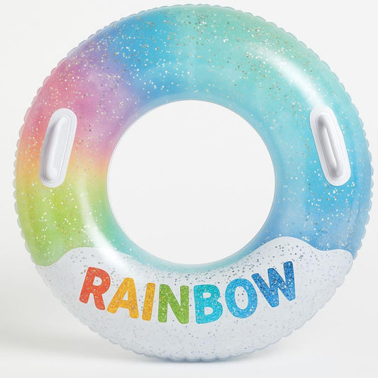 Swimming Tube For Kids 6-12 Years Sparkle With Handle