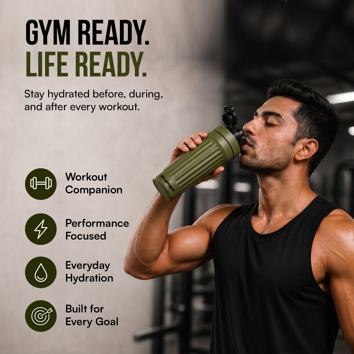 steel gym shaker botal bottle protin