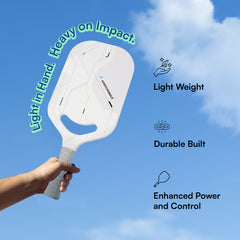 Pickleball Racket 4 Layer T-700 Carbon Heat Pressed Edgeless Paddle-ThermoX