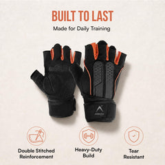sports workout gym gloves for hand men women boys girls