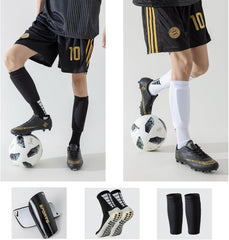 Football Shin Guard Socks & Shin Sleeves Combo – Complete Soccer Protection Set