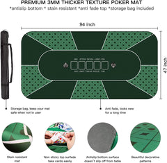 buy poker table chips mat online home party game