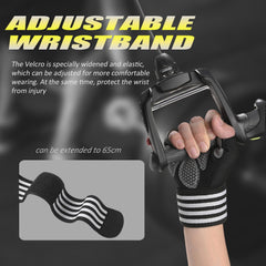 Anti-slip padded gym gloves for heavy lifting and workouts