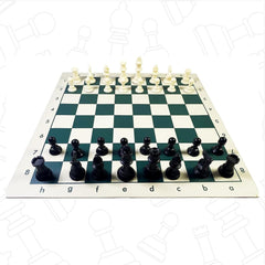Tournament Chess Mat – Foldable Vinyl Chess Board with Coordinates for Competition