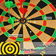 Magnetic Dartboard for Kids – Safe & Fun Indoor Game, Double‑Sided