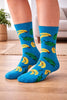 Stylish unisex fruit print socks featuring avocado banana and coconut patterns
Multicolor casual crew socks pack of 3 for everyday wear