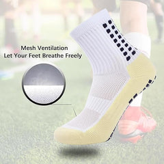 Grip Socks for Sports | Anti-Slip Football, Cricket, Gym, Yoga, Pilates, Running Socks for Men & Women