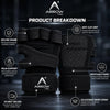 Arrowmax Gym Gloves for Men & Women | Anti-Slip Workout, Weightlifting & Fitness Gloves