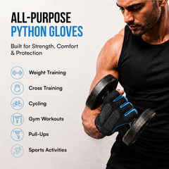 Gym Gloves with Wrist Support for Men & Women – Weight Lifting Workout Hand Glove