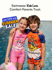 Kids swimwear for boys and girls colorful swimming costume India
