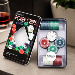 poker chips set 100 pc token coins 